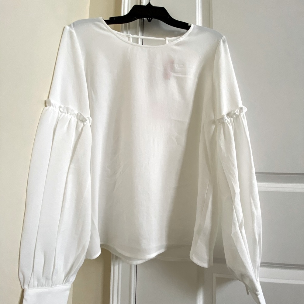 White Top Patrizia Luca Small NWT